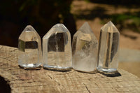 Polished Clear Quartz Crystal Points x 24 From Madagascar - TopRock