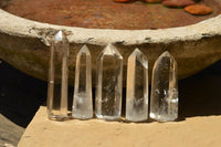 Polished Clear Quartz Crystal Points x 24 From Madagascar - TopRock