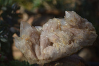 Natural Cascading Smokey Quartz Clusters x 2 From Luena, Congo