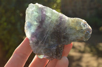 Natural Cobbed & Stone Sealed Watermelon Fluorite Pieces x 12 From Uis, Namibia - TopRock