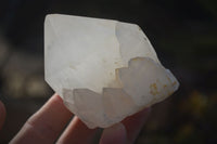 Natural Large Clear White Quartz Crystal Formations  x 6 From Madagascar