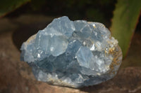 Natural Blue Celestite Crystal A Grade Specimens  x 2 From Madagascar - Toprock Gemstones and Minerals 