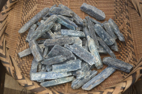 Natural Single Blue Kyanite Crystals  x 2.2 Kg Lot From Karoi, Zimbabwe