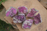 Natural Pink Salrose Cobaltion Dolomite Specimens  x 6 From Kakanda, Congo - Toprock Gemstones and Minerals 