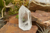 Polished Clear Quartz Crystal Points x 6 From Madagascar - TopRock