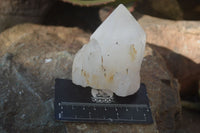 Natural Large Clear White Quartz Crystal Formations  x 6 From Madagascar