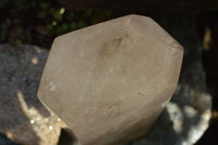 Polished Large Semi Optic Highly Translucent Smokey Quartz Point x 1 From Madagascar - TopRock