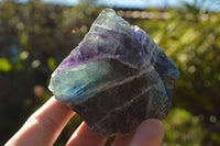 Natural Cobbed & Stone Sealed Watermelon Fluorite Pieces x 12 From Uis, Namibia - TopRock