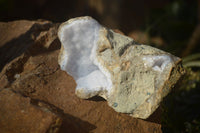 Natural Blue Lace Agate Geode Specimens  x 6 From Nsanje, Malawi