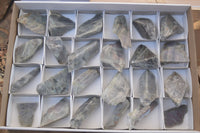 Polished  One Side Polished Purple Labradorite Slabs  x 24 From Tulear, Madagascar