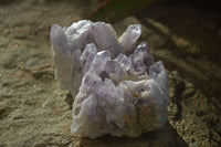 Natural Sugar Amethyst Clusters x 4 From Solwezi, Zambia