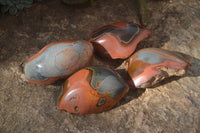 Polished Polychrome Jasper Domed Pieces  x 4 From Mahajanga, Madagascar