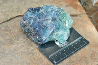 Natural Stone Sealed Watermelon Fluorite Cobbed Pieces  x 5 From Uis, Namibia - TopRock