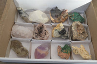 Natural Mixed Selection Of Minerals x 12 From South Africa