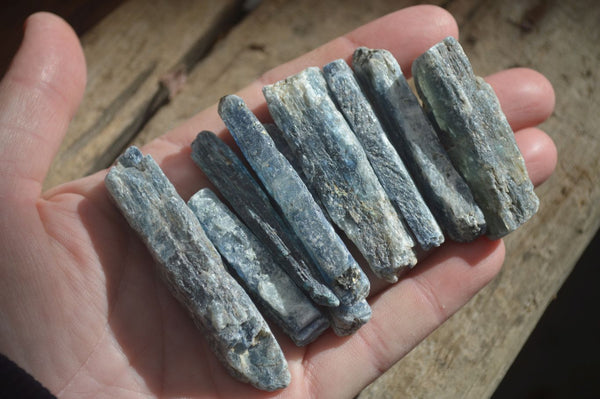 Natural Single Blue Kyanite Crystals  x 2.2 Kg Lot From Karoi, Zimbabwe