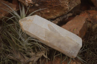 Natural Single White Quartz Crystals  x 12 From Madagascar - TopRock