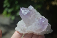 Natural Jacaranda Amethyst Clusters  x 3 From Mumbwa, Zambia - Toprock Gemstones and Minerals 