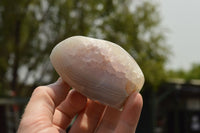 Polished Amethyst Centred Crystal Agate Geodes  x 6 From Madagascar - TopRock