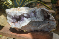 Natural Jacaranda Amethyst Cluster x 1 From Mumbwa, Zambia