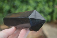 Polished Double Terminated Black Basalt Points  x 4 From Madagascar - Toprock Gemstones and Minerals 