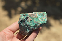 Natural Rough Malacholla With Copper Specimens  x 15 From Namibia - TopRock