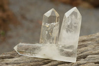 Polished Clear Quartz Crystal Points x 6 From Madagascar - TopRock