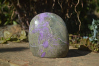 Polished Stichtite & Serpentine Standing Free Form x 1 From Barberton, South Africa