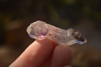 Natural Single Amethyst Crystals  x 70 From Chiredzi, Zimbabwe