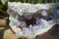 Natural Jacaranda Amethyst Cluster x 1 From Mumbwa, Zambia