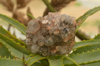 Natural Silver & White Phantom Quartz Clusters  x 10 From Zambia - TopRock