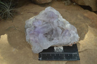 Natural Jacaranda Amethyst Clusters  x 2 From Mumbwa, Zambia - Toprock Gemstones and Minerals 