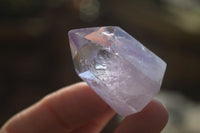 Polished Window Amethyst Points  x 12 From Ankazobe, Madagascar