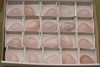 Polished Mini Rose Quartz Eggs  x 20 From Madagascar - TopRock