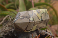 Polished Large Septaria (Yellow Calcite and Aragonite) Point x 1 From Mahajanga, Madagascar - TopRock