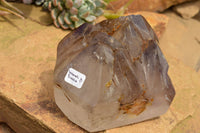 Polished Extra Large Smokey Amethyst Enhydro Window Quartz Crystal  x 1 From Madagascar - TopRock