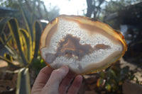 Polished Large Agate Slices With Stunning Patterns x 4 From Madagascar