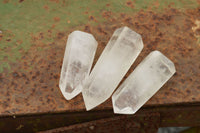 Polished Clear Quartz Crystal Points x 6 From Madagascar - TopRock