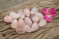 Polished Mini Rose Quartz Eggs  x 20 From Madagascar - TopRock