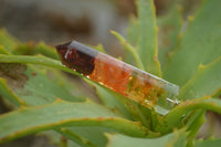 Polished Packaged Hand Crafted Lower Chakra Resin Pendant with Stone Chips - sold per piece - From Bulwer, South Africa - TopRock