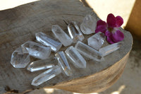 Polished Clear Quartz Crystal Points x 24 From Madagascar - TopRock