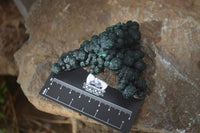 Natural Rare Ball Malachite On Drusy Quartz & Dolomite Specimens x 4 From Kambove, Congo