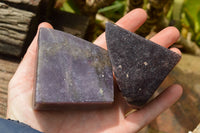 Polished Purple Lepidolite Mica Free Forms  x 6 From Zimbabwe - TopRock