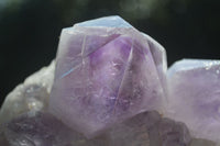 Natural Jacaranda Amethyst Clusters  x 3 From Mumbwa, Zambia - Toprock Gemstones and Minerals 