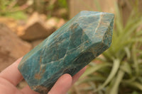 Polished Blue Apatite Points  x 4 From Madagascar - TopRock