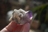 Natural Single Window Amethyst Crystals  x 15 From Chiredzi, Zimbabwe