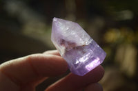 Polished Window Amethyst Points  x 12 From Ankazobe, Madagascar