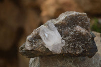 Natural Matrix Brandberg Quartz Specimens x 3 From Brandberg, Namibia