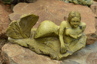 Polished Leopard Stone Mermaid Carving  x 1 From Zimbabwe - TopRock