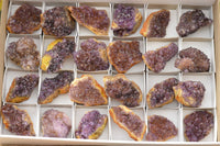 Natural Dark "Amethystos" Amethyst Clusters  x 24 From Kwaggafontein, South Africa - TopRock