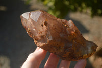 Natural Red Hematoid Phantom Quartz Specimens x 3 From Karoi, Zimbabwe